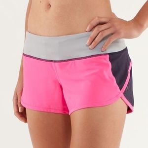 Lululemon Run: Speed Short - Raspberry Glo Light - Size 6